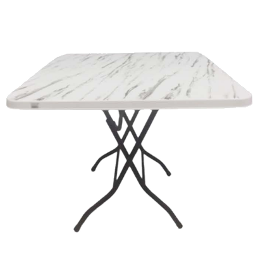3' Square Table Opened