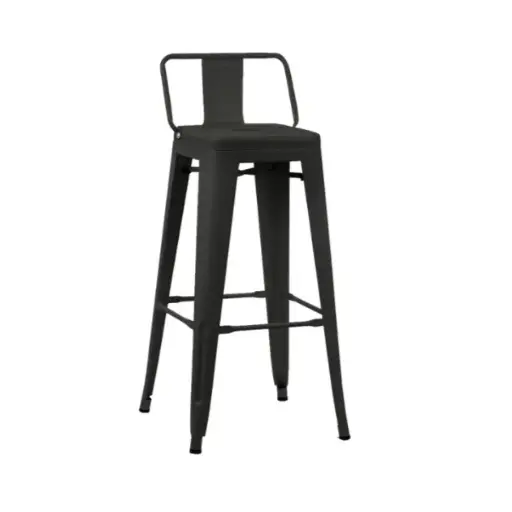 [RF9012-26] Tolix Barstool with Low Back Rest